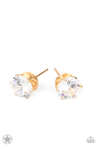 Earrings Just In TIMELESS - Gold Blockbuster POST E117