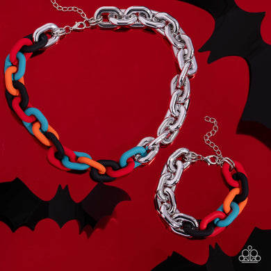 Necklace Contrasting Couture - Black SET50