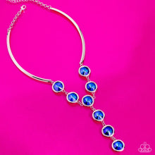Load image into Gallery viewer, Necklace Cheers to Confidence - Blue N055