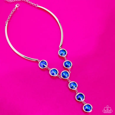 Necklace Cheers to Confidence - Blue N055