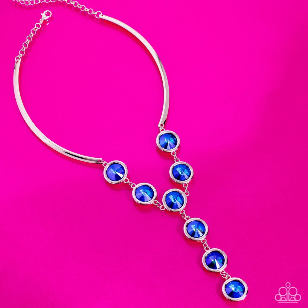 Necklace Cheers to Confidence - Blue N055