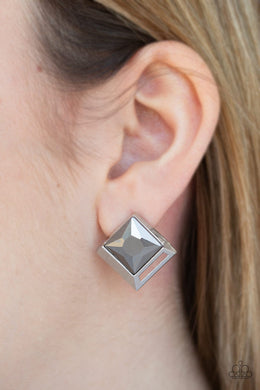 Earrings Stellar Square - Silver POST E2069