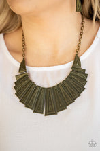 Load image into Gallery viewer, Necklaces Metro Mane - Brass N048