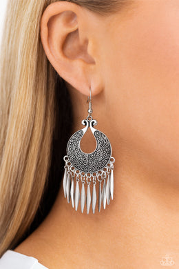 Earrings Tribal Charm - Silver E207