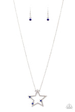Load image into Gallery viewer, Necklaces I Pledge Allegiance to the Sparkle - Blue Americana S116