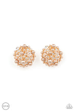 Load image into Gallery viewer, Earrings Head To Toe Twinkle - Brown ♥ Clip-On F4