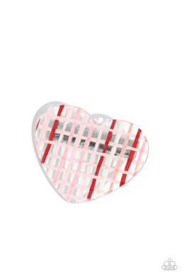 Hair Clip Lover’s Lattice - Pink VDAY