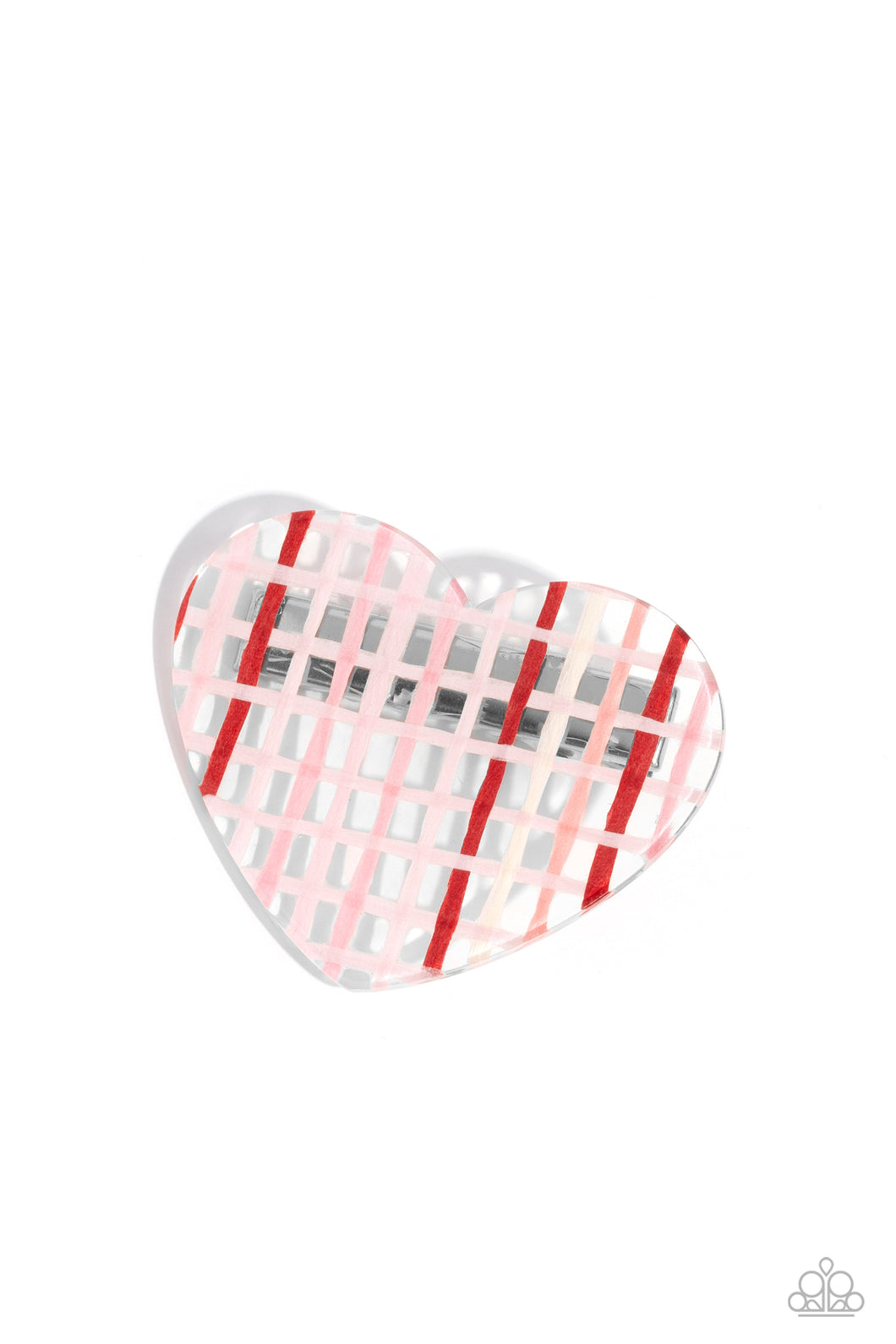 Hair Clip Lover’s Lattice - Pink VDAY