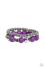 Load image into Gallery viewer, Bracelets Walk This SWAY - Purple B224