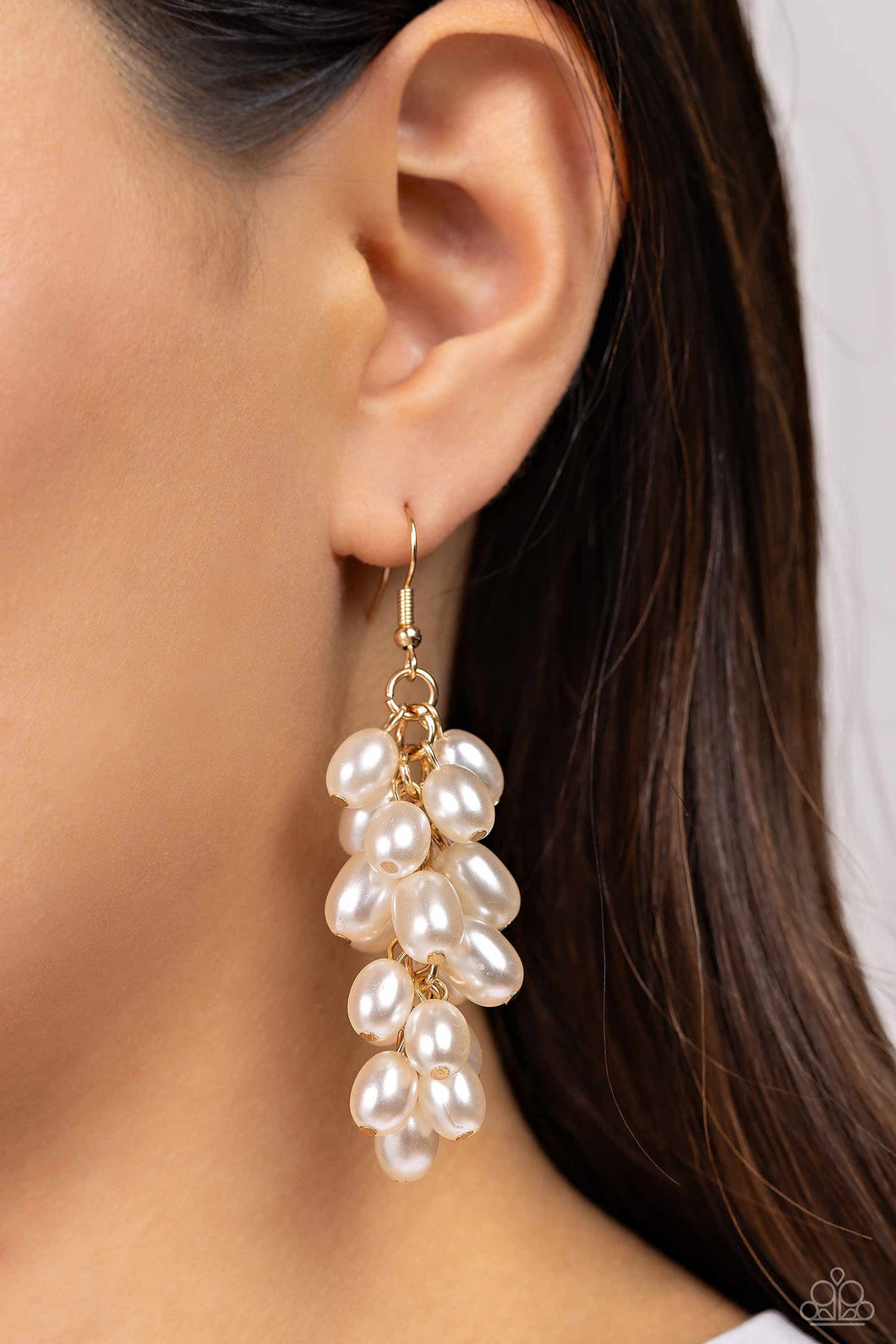 Earrings Pearl Posse - Gold E547