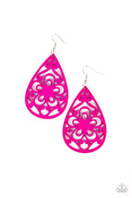 Load image into Gallery viewer, Earrings Marine Eden - Pink Wood E2496