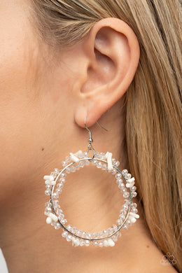 Earrings Ocean Surf - White E360
