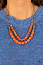 Load image into Gallery viewer, Necklace Venetian Voyage - Orange SETJ4