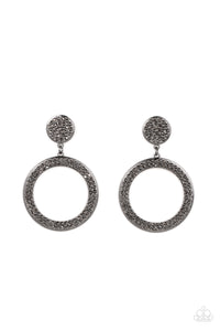 Earrings GLOW You Away - Black E2402