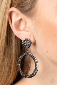 Earrings GLOW You Away - Black E2402