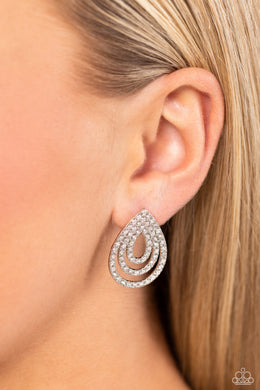 Earrings Red Carpet Reverie - White E516