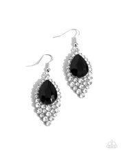 Load image into Gallery viewer, Earrings Glorious Glimmer - Black E216