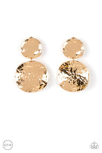 Load image into Gallery viewer, Earrings Rush Hour - Gold Clip Ons D5
