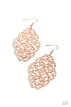 Load image into Gallery viewer, Earrings Contemporary Courtyards - Rose Gold E413