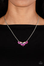 Load image into Gallery viewer, Necklaces Flash of Fringe - Pink