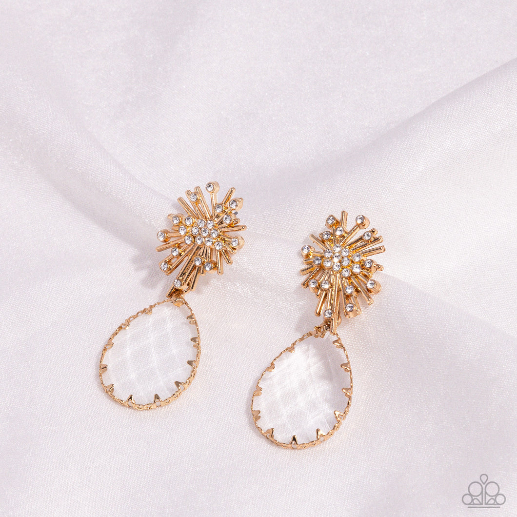 Earrings Stellar Shooting Star - Gold E175