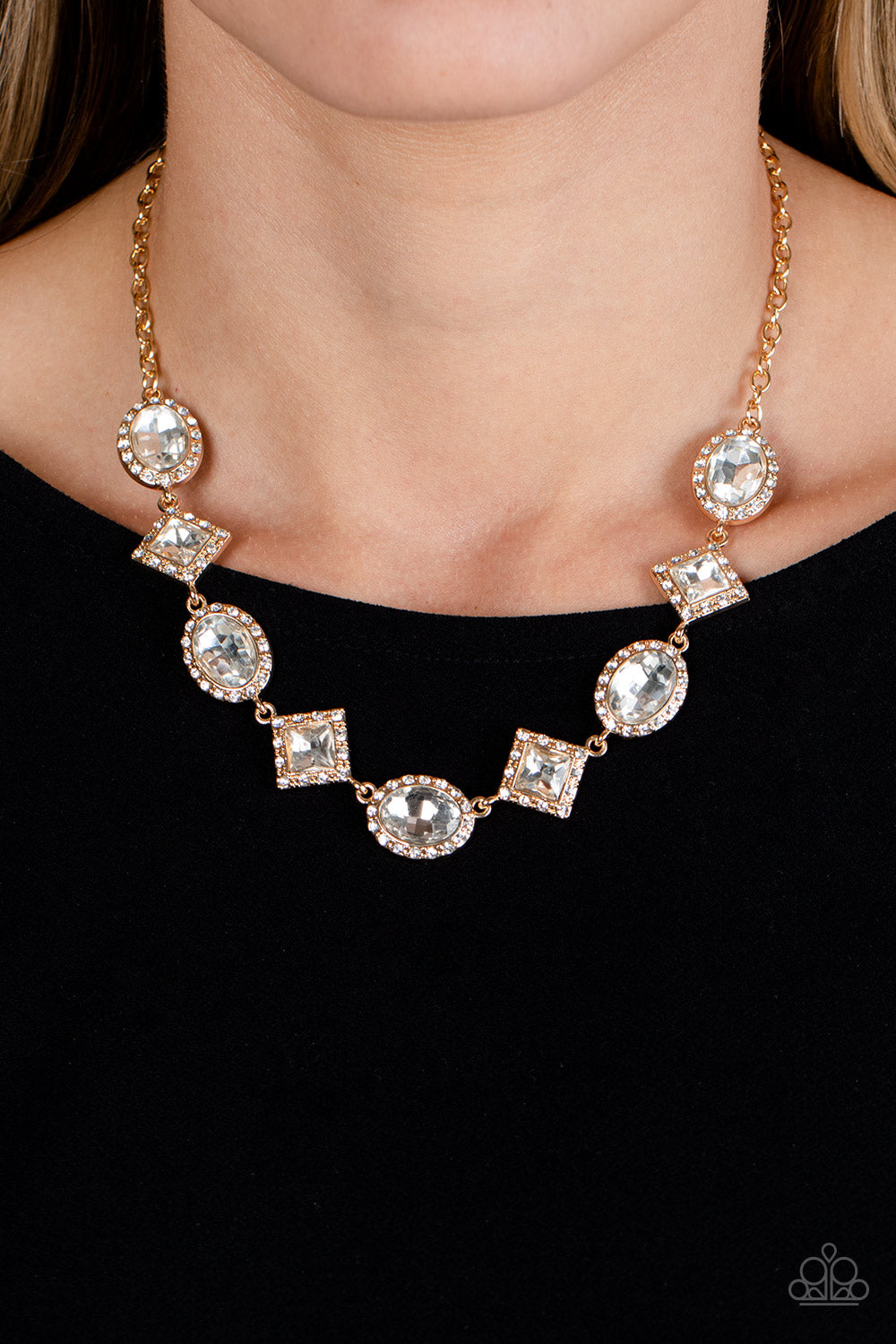 Necklace Diamond of the Season - Gold SET46