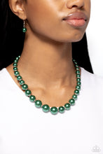 Load image into Gallery viewer, Necklaces Manhattan Mogul - Green N2442