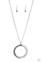 Load image into Gallery viewer, Necklace Encrusted Elegance - Silver SETN4