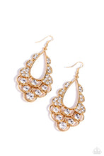 Load image into Gallery viewer, Earrings Majestic Masquerade - Gold E075