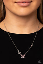 Load image into Gallery viewer, Necklaces Cant BUTTERFLY Me Love - Pink N2374