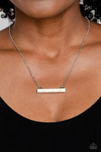 Load image into Gallery viewer, Necklaces Barred Bohemian - White