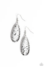 Load image into Gallery viewer, Earrings TEARDROP-Dead Dynasty - White E2253