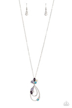 Load image into Gallery viewer, Necklaces Sleek Sophistication - Purple N2304
