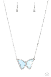 Necklaces SHELL-bound - Blue N2419 Butterflies