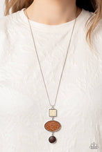 Load image into Gallery viewer, Necklaces Walk the TWINE - Brown N2063