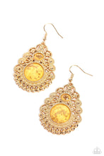 Load image into Gallery viewer, Earrings Welcoming Whimsy - Yellow E2251