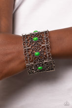Load image into Gallery viewer, Bracelets Fairest Filigree - Green B2092