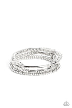 Load image into Gallery viewer, Bracelets Monochromatic Medley - Silver B028