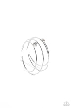 Load image into Gallery viewer, Earrings Theater HOOP - White LOP E2246
