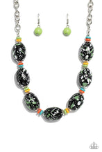 Load image into Gallery viewer, Necklaces No Laughing SPLATTER - Green N2026