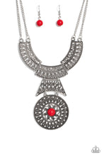 Load image into Gallery viewer, Necklaces Fetching Filigree - Red N2384