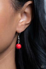 Load image into Gallery viewer, Necklaces Fetching Filigree - Red N2384