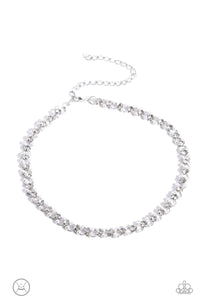 Necklace Classy Couture - White LOP N2395