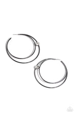Load image into Gallery viewer, Earrings Theater HOOP - Black E2246