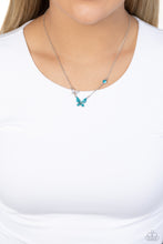 Load image into Gallery viewer, Necklaces Cant BUTTERFLY Me Love - Blue N2374