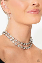 Load image into Gallery viewer, Necklaces Glistening Gallery - White LOP N2030
