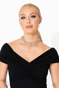 Necklaces Glistening Gallery - White LOP N2030