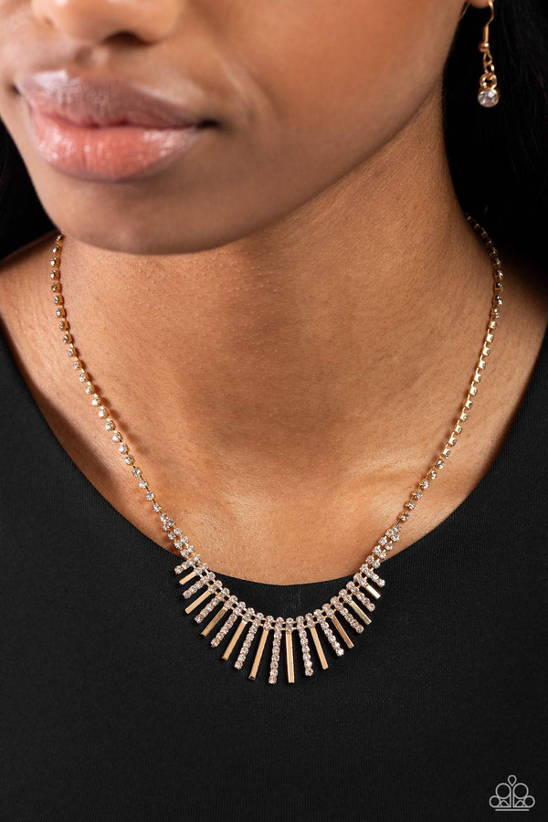 Neckalces FLARE to be Different - Gold N076