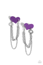 Load image into Gallery viewer, Earrings Altered Affection - Purple VDAY V203