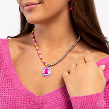 Load image into Gallery viewer, Necklaces Contrasting Candy - Multi Pink N2248